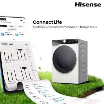 Lave linge hublot HISENSE WF7S1247BB – Image 13