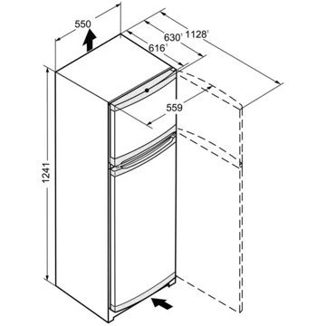 Réfrigérateur 2 portes LIEBHERR CTPe211-26 – Image 5