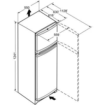 Réfrigérateur 2 portes LIEBHERR CTPe211-26 – Image 8