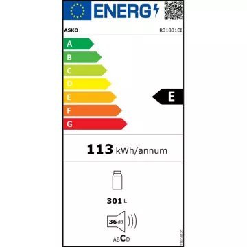 Réfrigérateur 1 porte encastrable ASKO R31831EI Pantographe – Image 7