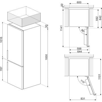 Réfrigérateur combiné SMEG RC18XDNC – Image 9